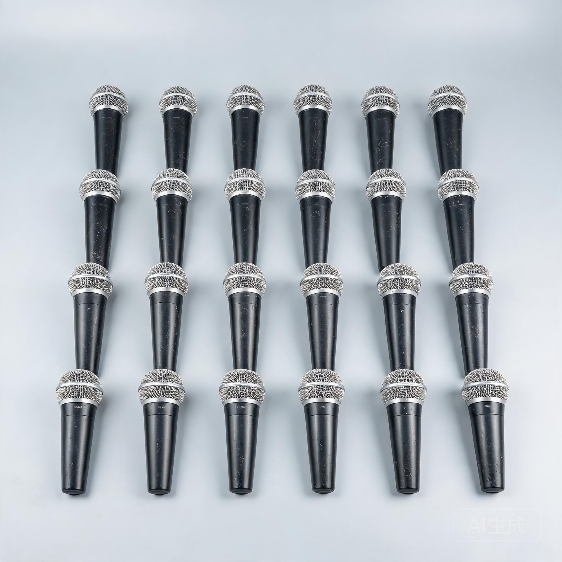 Shure SM58 Dynamic Vocal Microphone (Lot of 24)