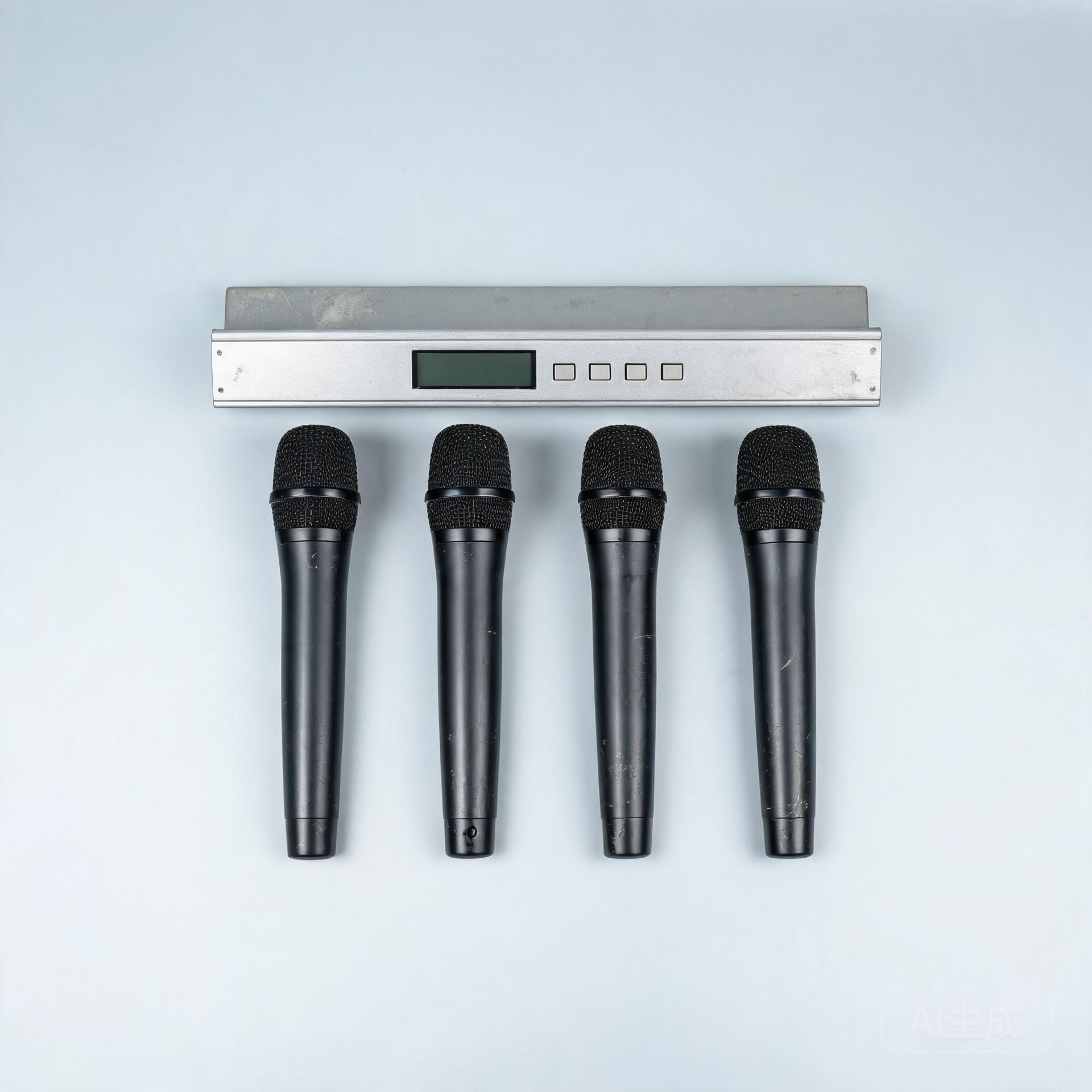 Shure ULXD4Q Quad Wireless System + 4 Handhelds