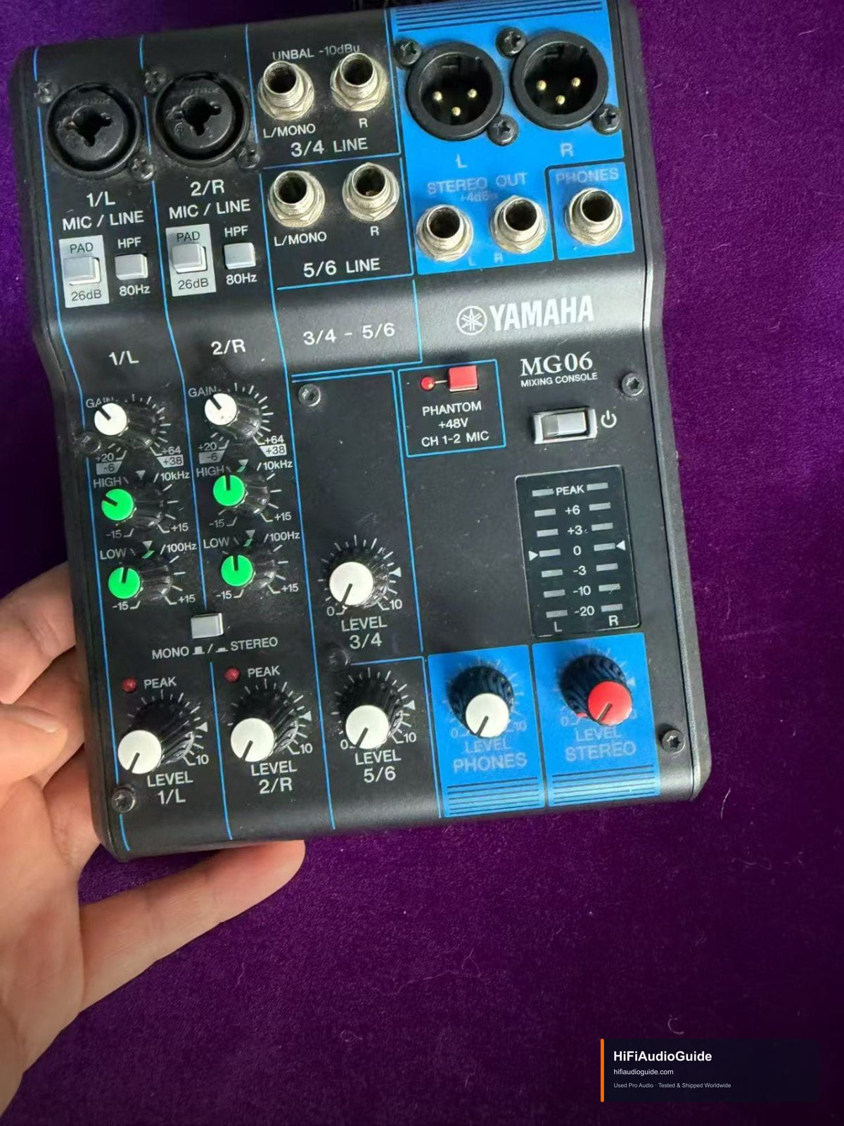 Yamaha MG06 6-Channel Analog Mixing Console